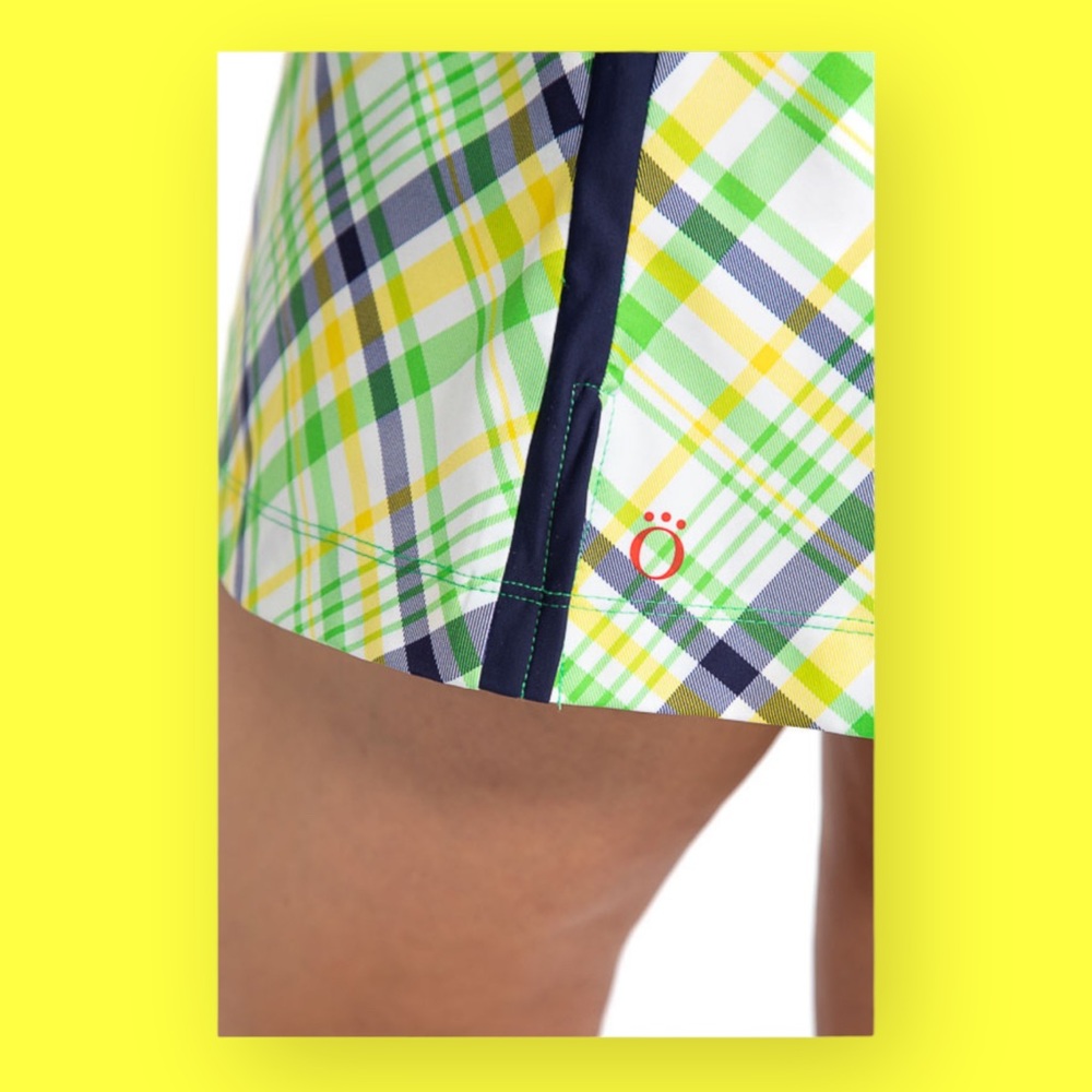 Golf *FINAL DROP* Tennis Shortsleeved Dress with shorts - Picnic Plaid NWT - Picture 6 of 12
